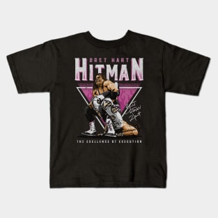 Bret Hart Sharpshooter Triangle Kids T-Shirt